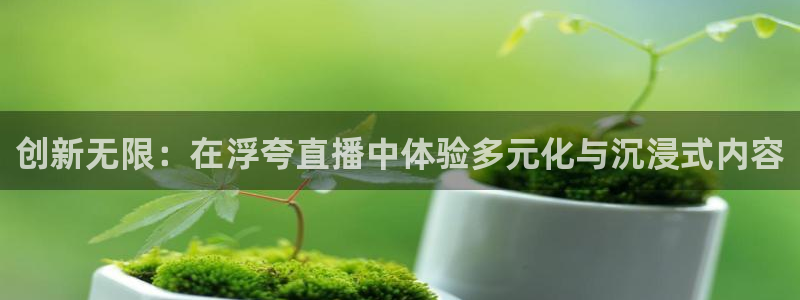 乐球吧在线直播观看：创新无限：在浮夸直播中体验多元化与沉浸式内容